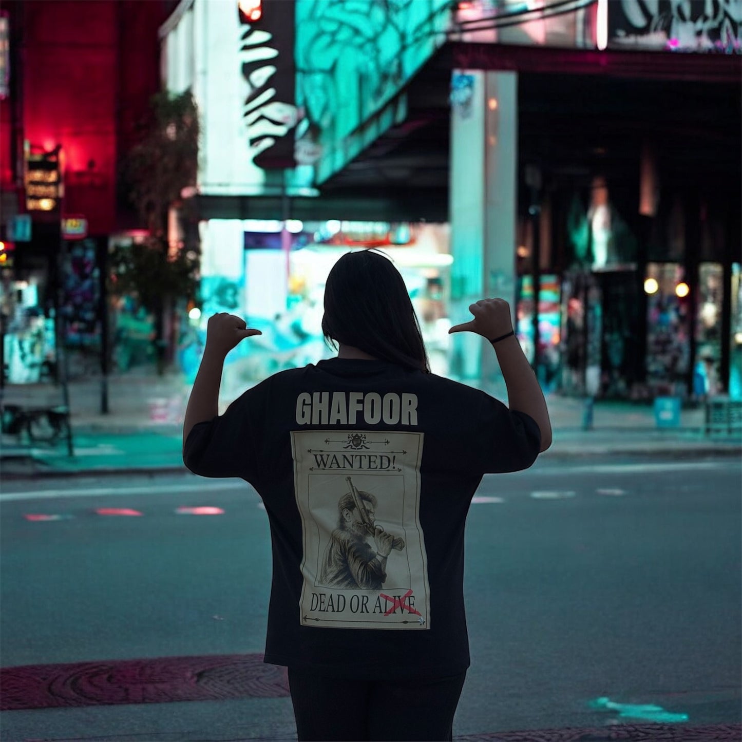 GHAFOOR OVERSIZED T-shirt ☠️